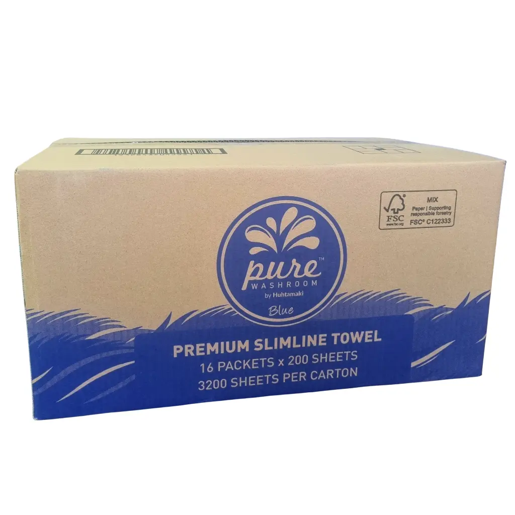Pure Slimline Hand Towel Carton.webp