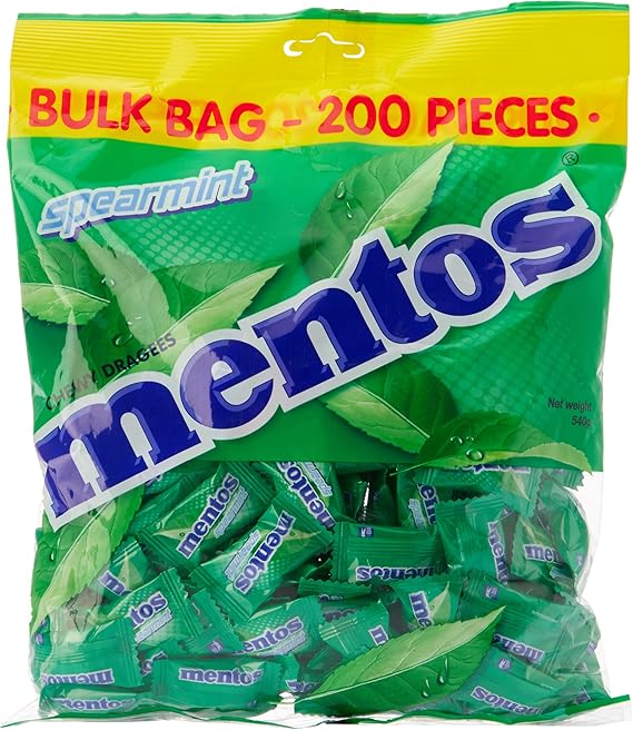 Mentos Spearmint Pillow Pack Green