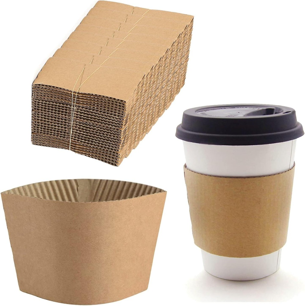 Kraft Cup Sleeve - Suit 12oz