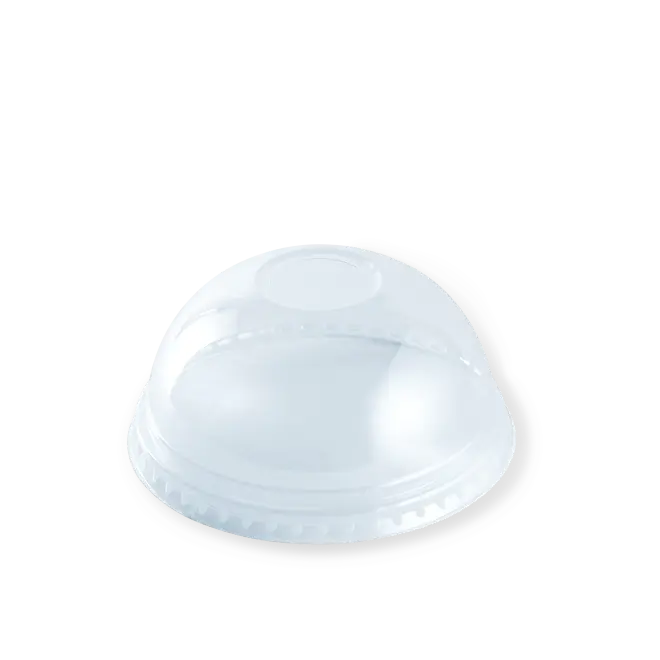 Clear Recyclable Cold Cup Dome Lid 12oz - 20oz