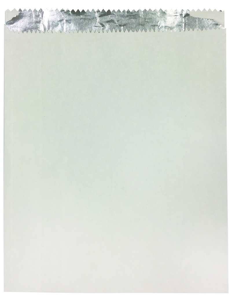 Plain White 1/2 Chicken Foil Lined Bag