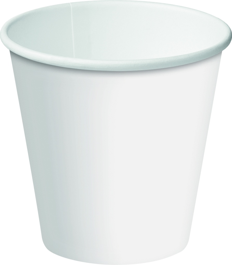 Single Wall White Coffee Cup 8oz