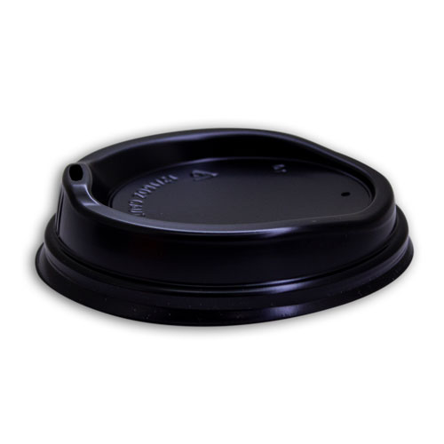 Triple Wall Coffee Cup Lid Black 8oz - 16oz