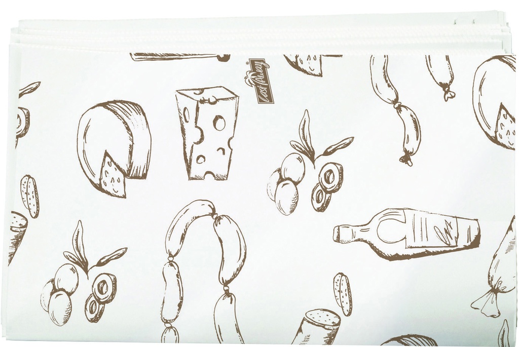 Medium Deli Wrap Printed