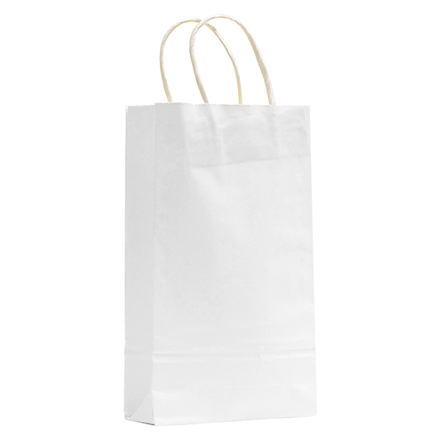Carry Bag White Paper Baby