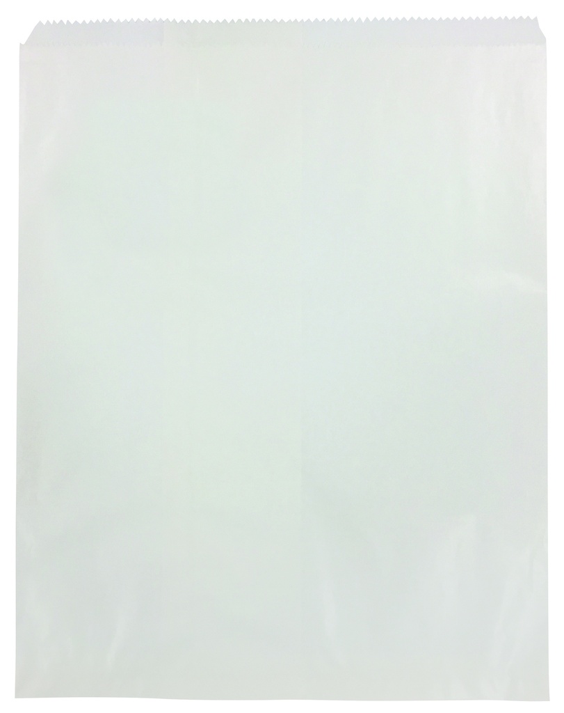 No. 12 White Flat Paper Bag