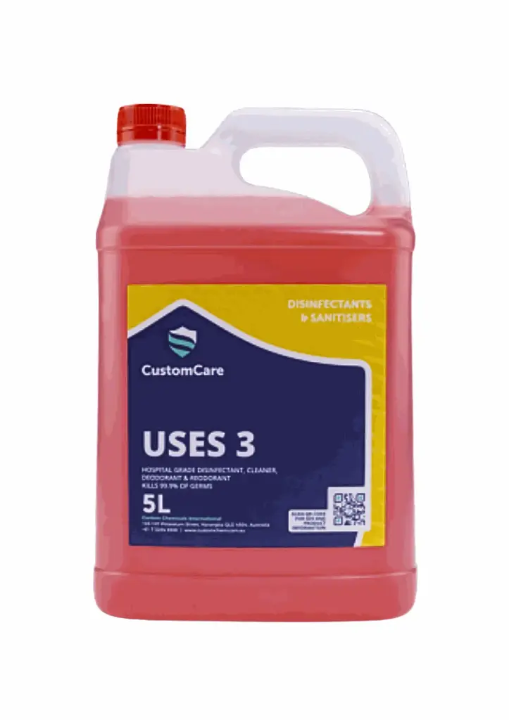 USES 3 Sanitising Disinfectant, Cleaner and Deodoriser 5L