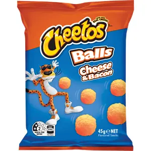 Cheeto's Cheese + Bacon Balls 45g