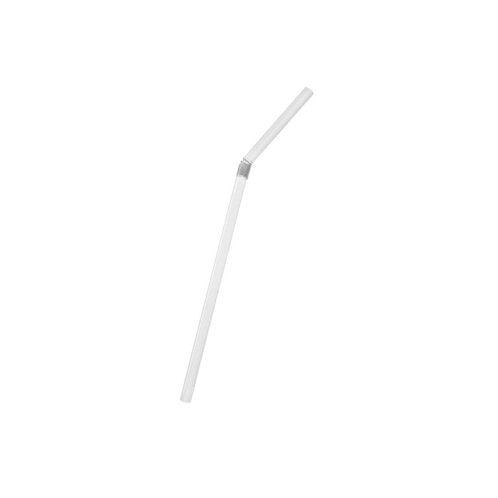 CPLA 6mm Flexi Straw Wrapped