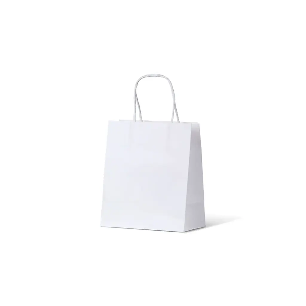 Carry Bag White Paper Toddler 