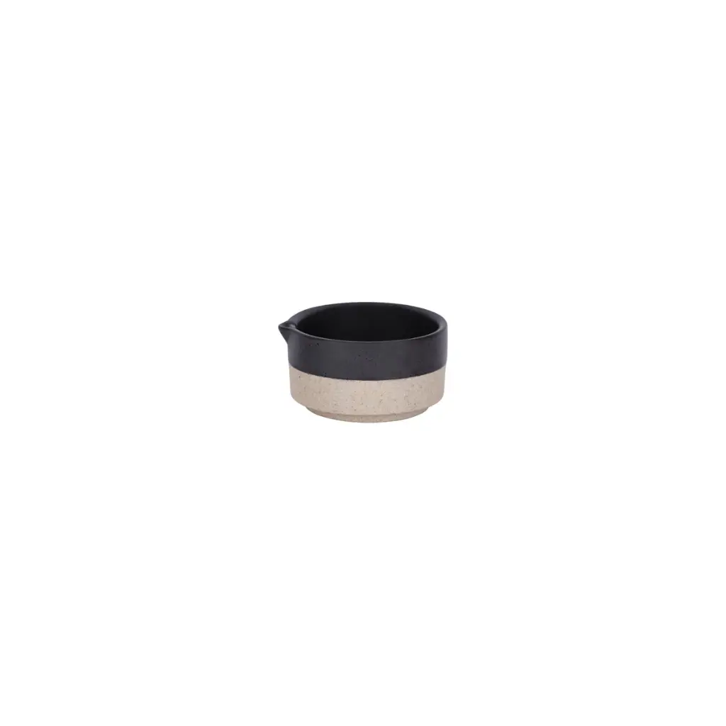 Sauce Jug Black Speckle 80ml