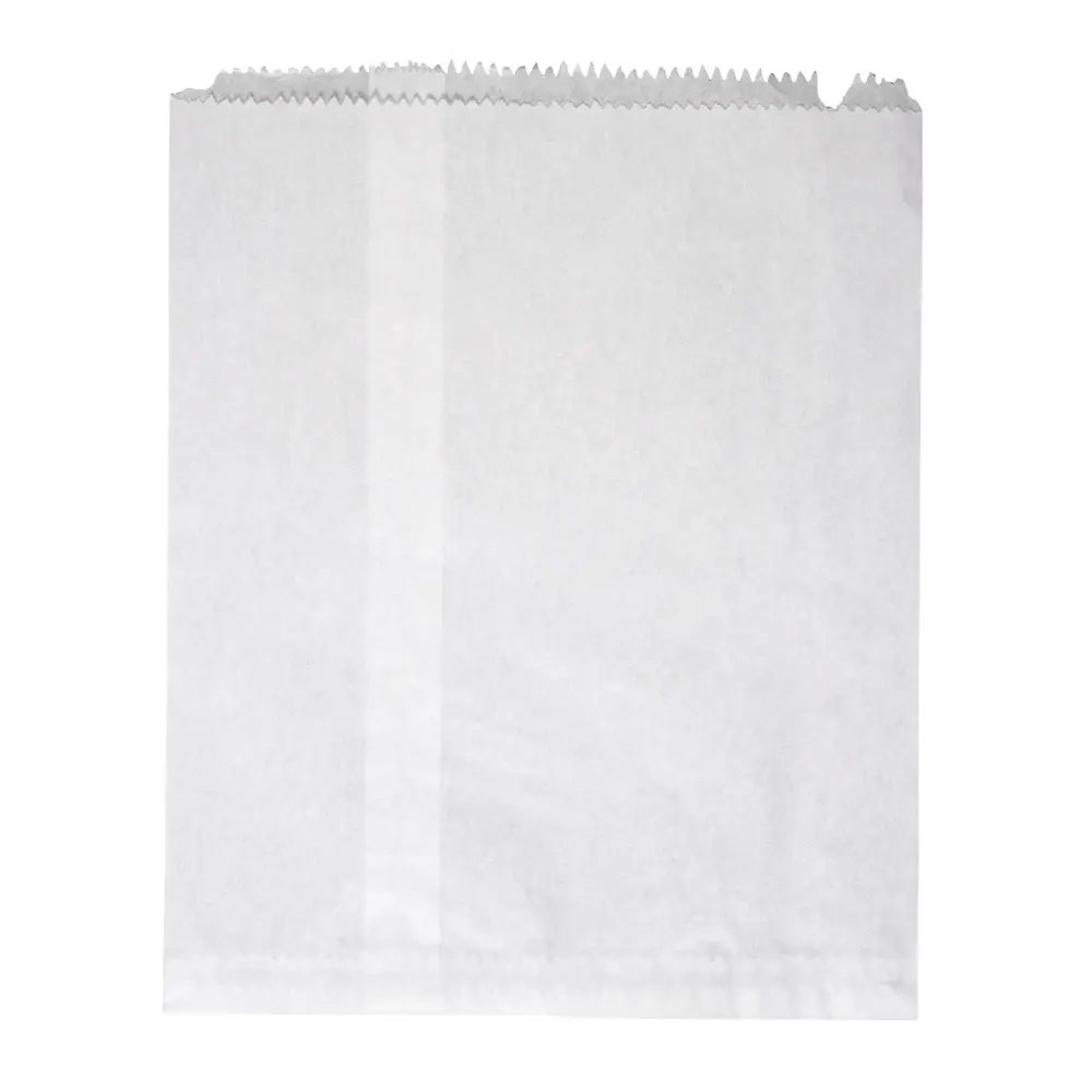 No.8 White Flat Paper Bag  