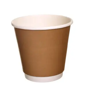 Double Wall Coffee Cup 12oz Brown