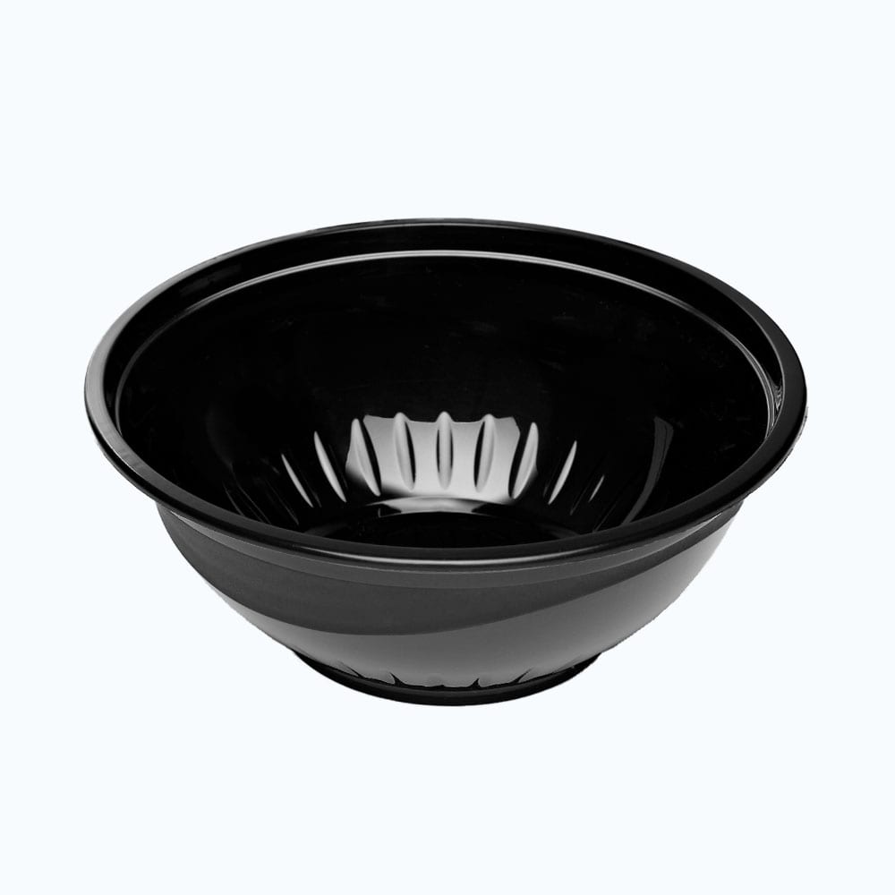 Bonson Takeaway Container Bowl Black 1000mL 