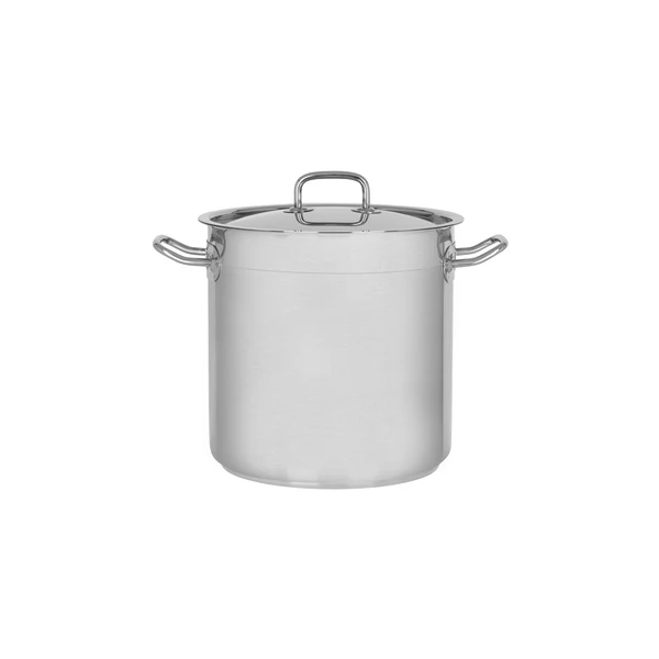 Professional Stockpot w/Lid 14.75L S/S 