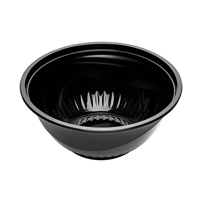 Bonson Takeaway Container Bowl Black 1000mL