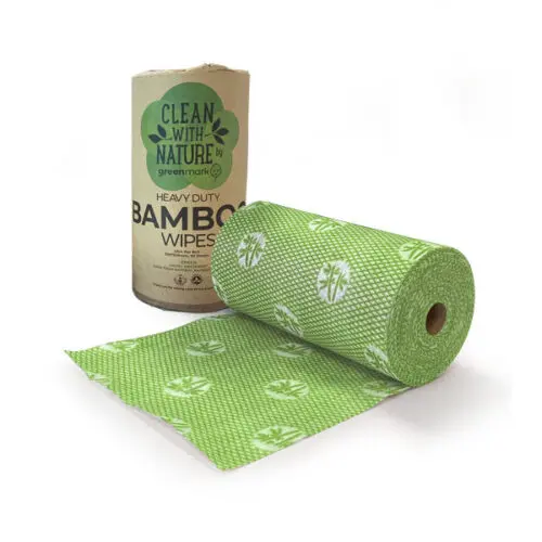 Bamboo Wipe Roll Green