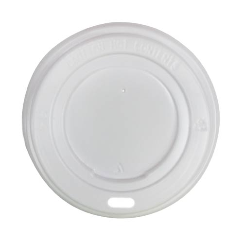 Castaway Coffee Lid 86mm 8oz - 16oz White 