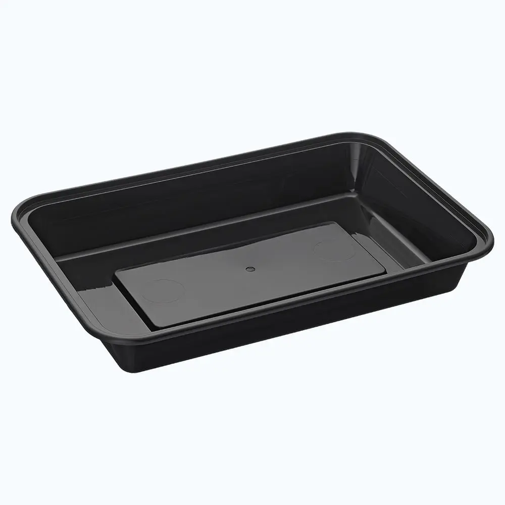 Bonson 980ml Rectangle Container Black