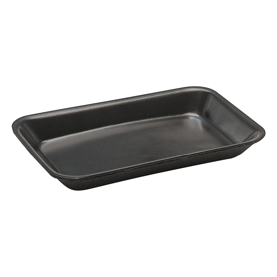 Foam Tray 8" x 7" Deep Black 