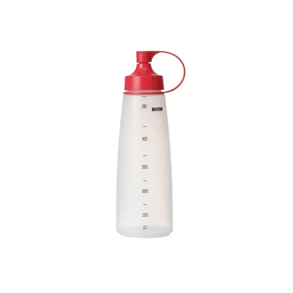 Soft Squeeze Bottle with Red Cap 500ml
