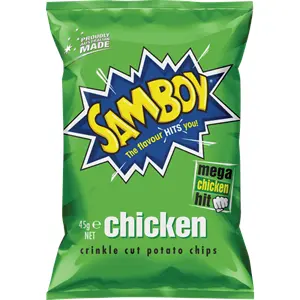 Samboy Chicken Potato Chips 45g