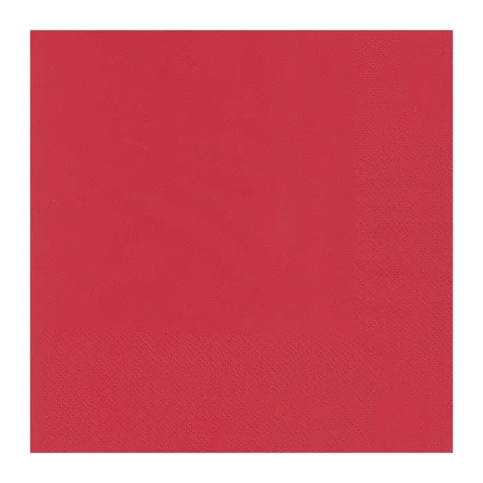 Napkin Cocktail 2 Ply - Red