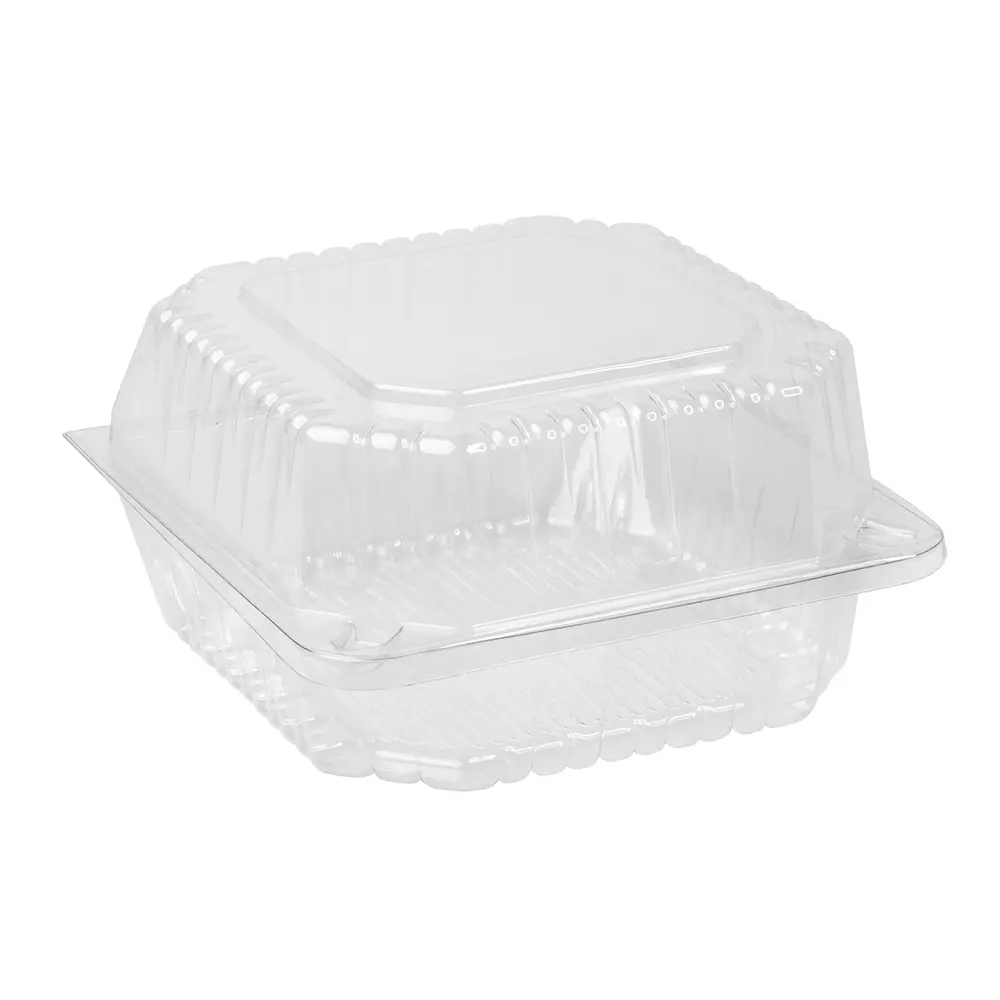 Square Roll Burger Pack Hinged Container (PO59)