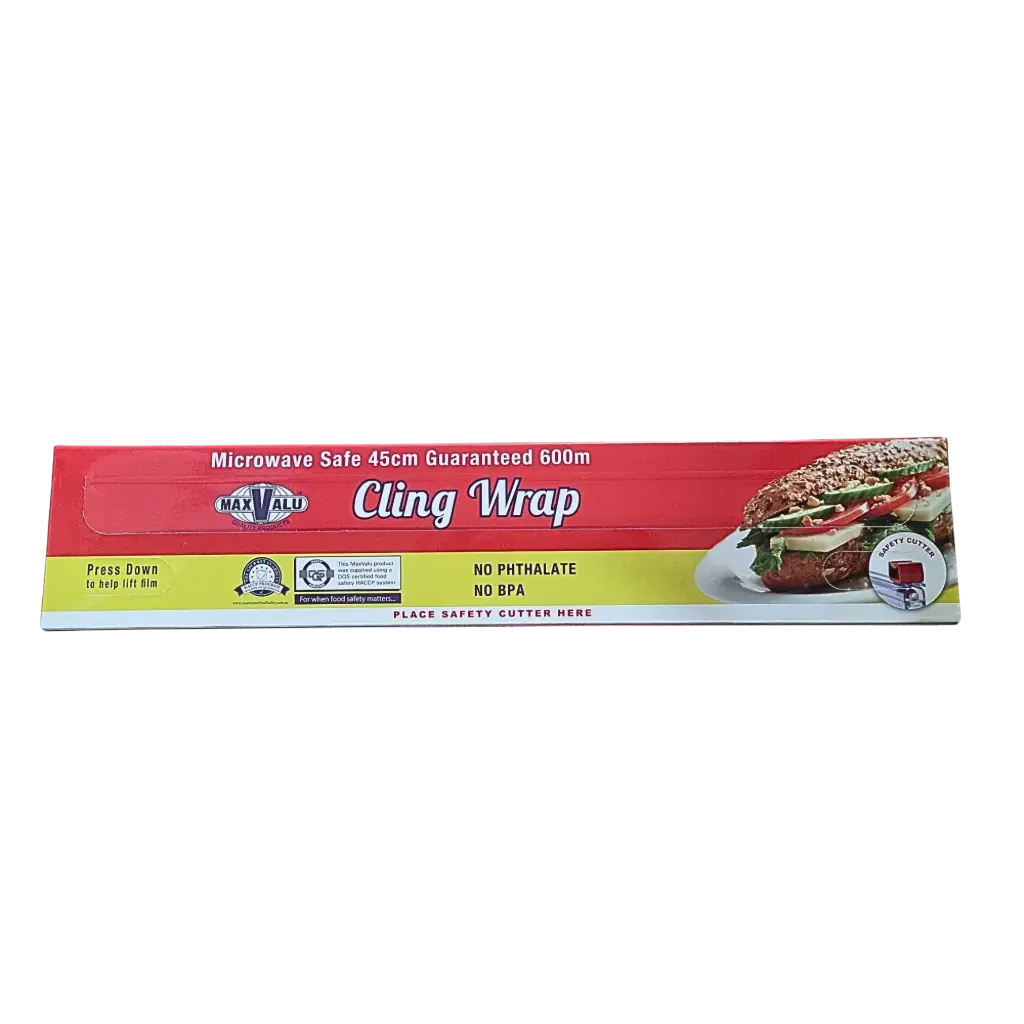 Max Valu Cling Wrap with Dispenser 45cm