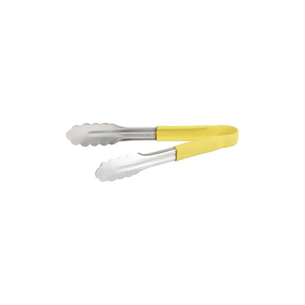 Kitchen Tongs with Yellow PVC Handle 300mm