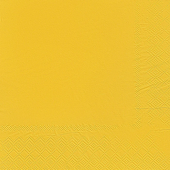 Napkin Cocktail 2 Ply - Yellow