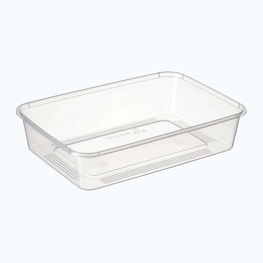 Bonson Takeaway Container Freezer Grade Rectangle 500ml 
