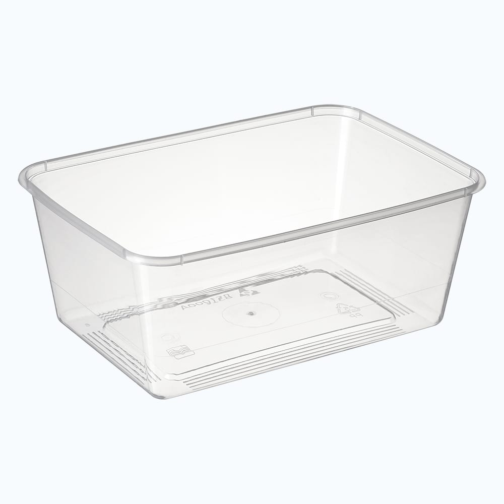 Bonson Takeaway Container Freezer Grade Rectangle 1000ml 