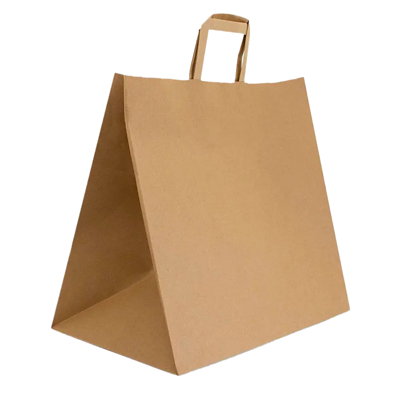 Carry Bag Kraft Extra Large Flat Handle