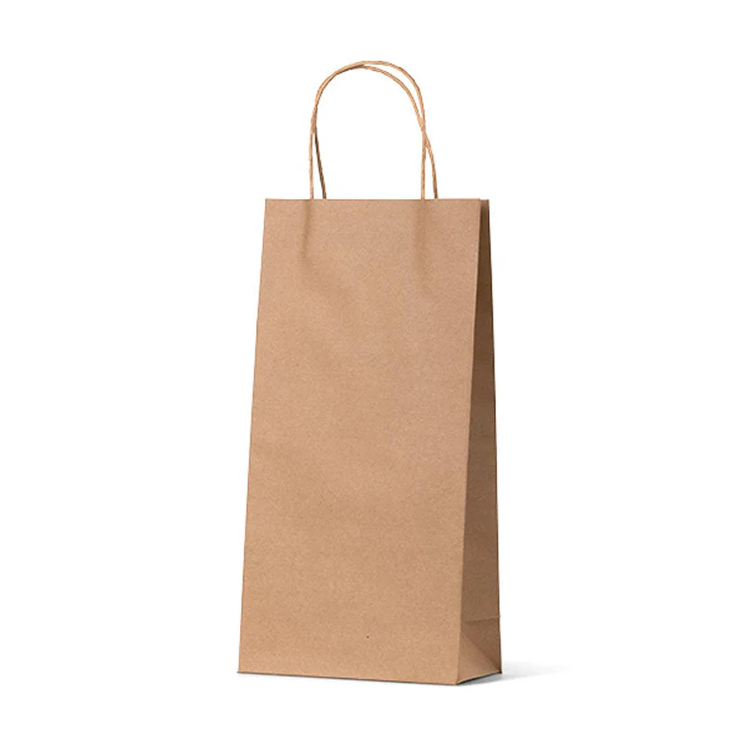 Kraft Double Wine Bag 