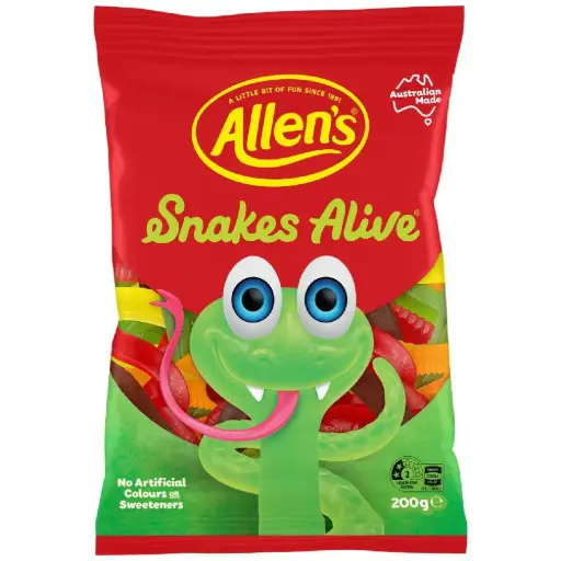 [A-SNAKEAL200] Allen's Snakes Alive 200gm