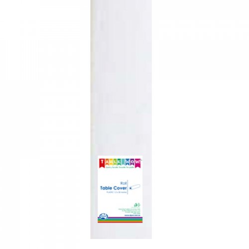 [B-388301] Table Roll Cover Plastic White