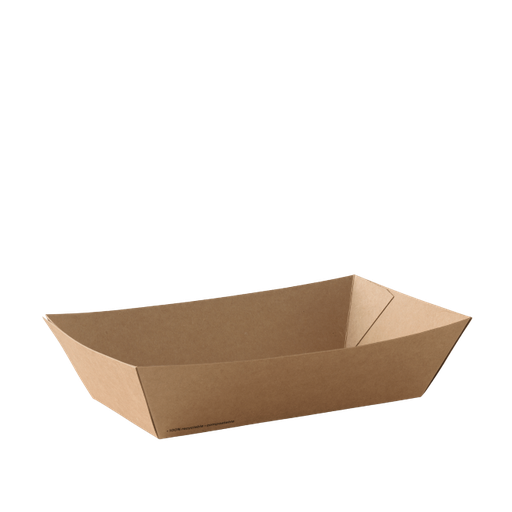 [I-TRAY4B] Brown Food Tray #4 Large Go