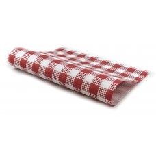 [B-ALP103252] Greaseproof Red Check Large
