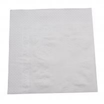 [E-370407] Napkin Lunch 2 Ply - White