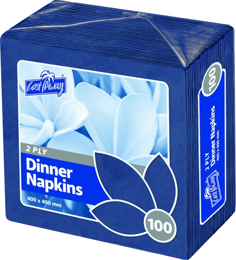 [E-370558] Napkin Dinner 2 Ply - Dark Blue