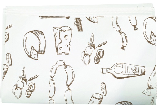 [E-DELIWR] Deli Wrap Printed Medium