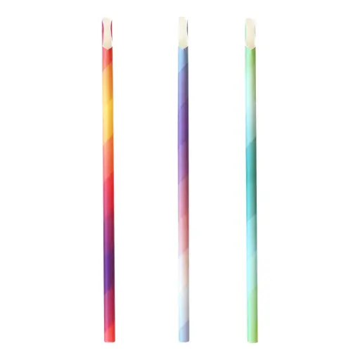 [B-SPSTRAW8M] Spoon Straws 5 Ply - Mixed