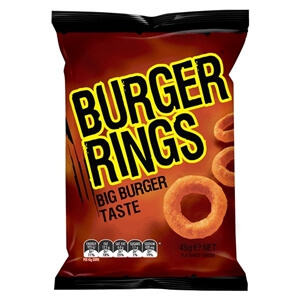 [K-CCABR90G] Burger Rings 90g