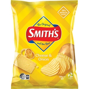 [K-CCACO170G] Smith's Cheese & Onion 170g