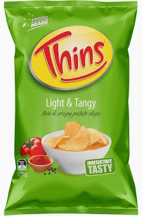 [K-CCATHINLT175G] Thins Light & Tangy 175gm