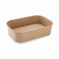 [P-PRC1090] Paperway Rectangle Kraft 1090ml