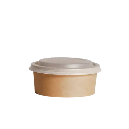 [P-PRLIDPP] PaperWay Container PP Round Flat Lid  