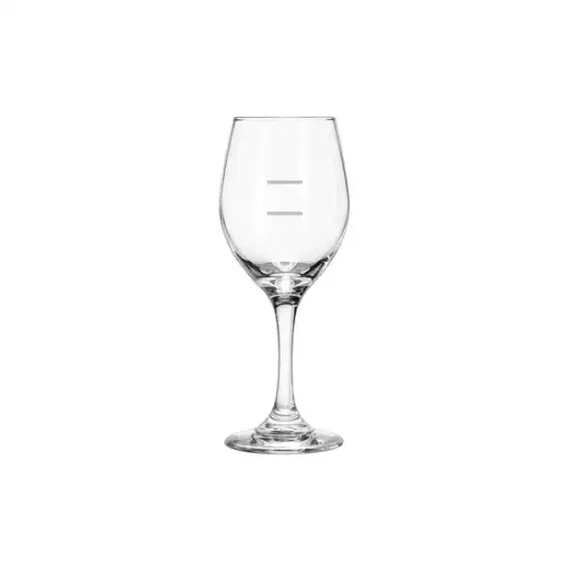 [G-WINE325] Wine Glass 325ml w/ Double Pour Line