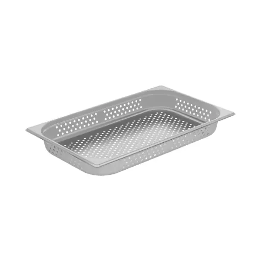 [G-GASTRO1/1-100P] Anti-Jam Gastronorm Pan Perforated 1/1 - 100mm 